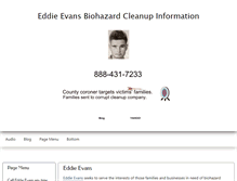 Tablet Screenshot of eddieevans.com